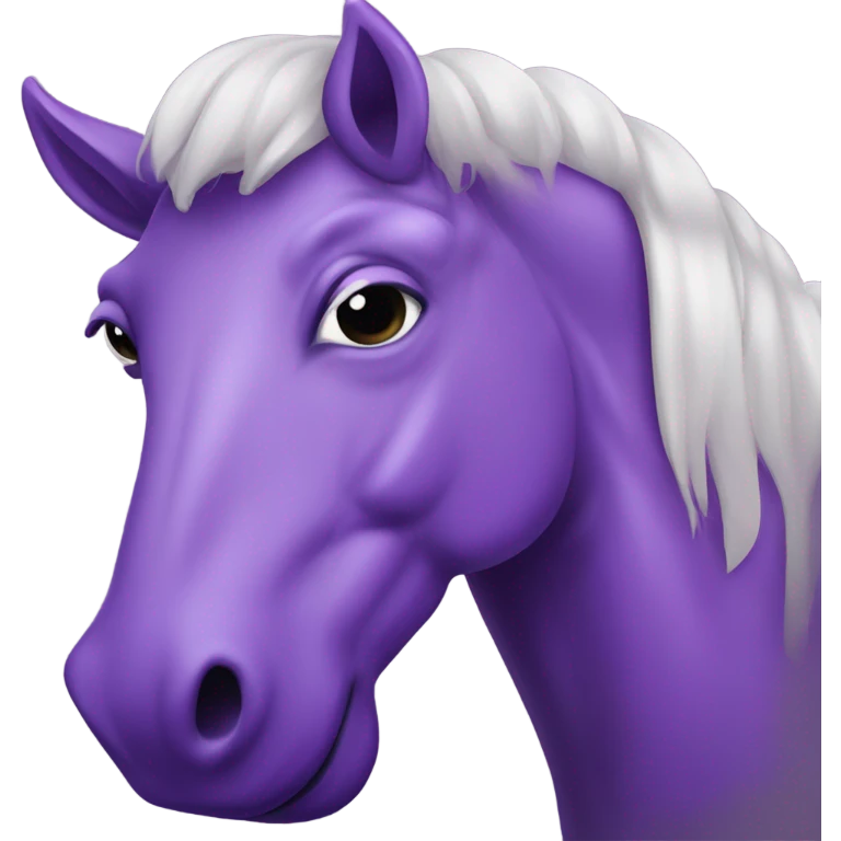 Horse eggplant emoji