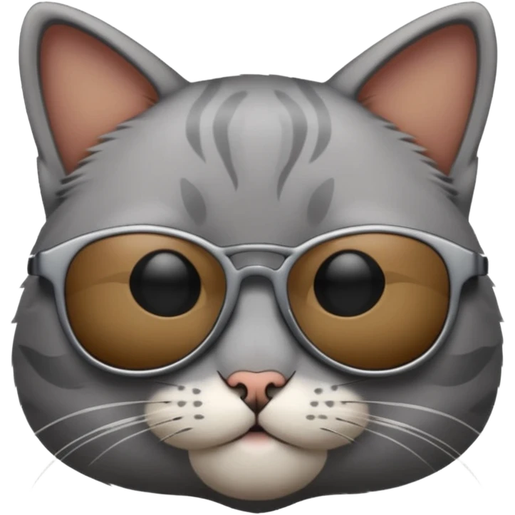 Cat wearing sunglasses emoji
