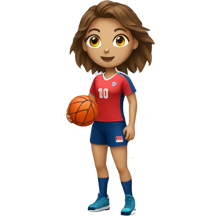 handball player female emoji