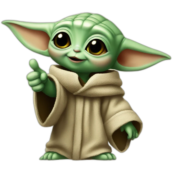 baby yoda thumbs up emoji