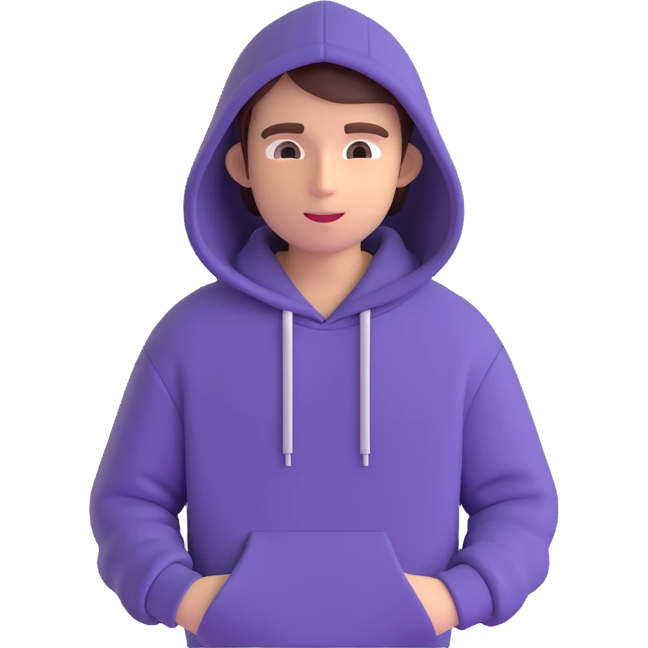 fashionable hoodie emoji