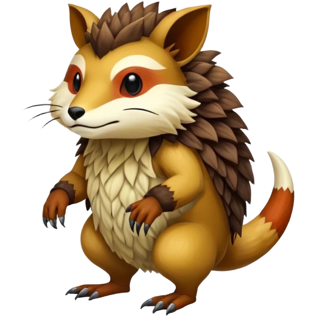  Fakémon-Bagbean-Vernid-creature (full body) emoji