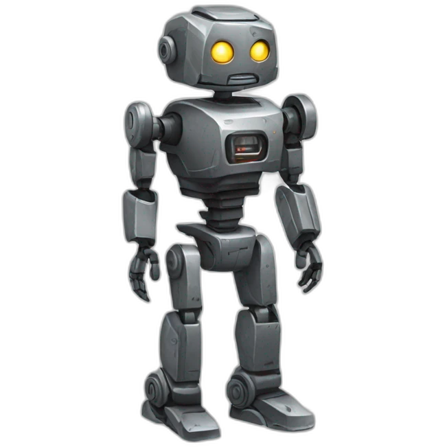 Ellon musck but its a robot emoji