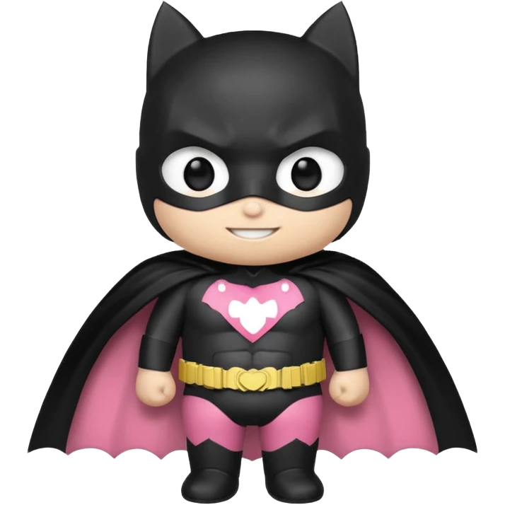Wrap batman with Hillo Kitty theme  emoji
