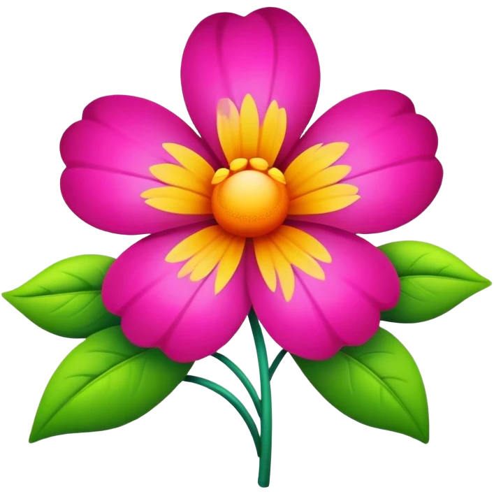 animated flower emoji