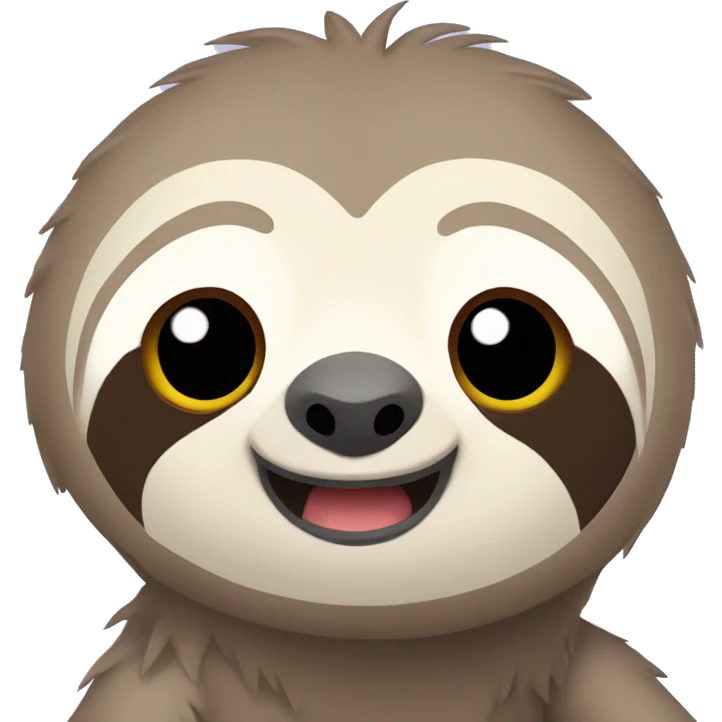cute sloth emoji