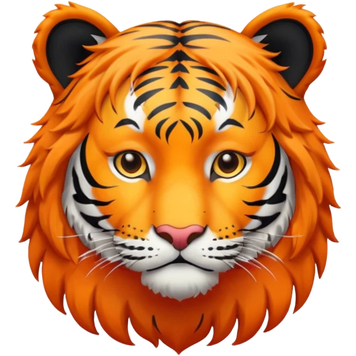 tiger with wigs emoji