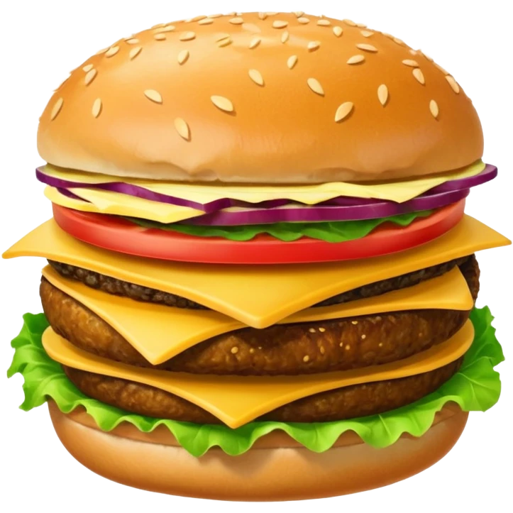햄버거 감자튀김 emoji