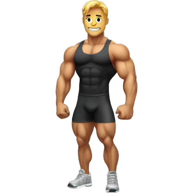 body builder emoji