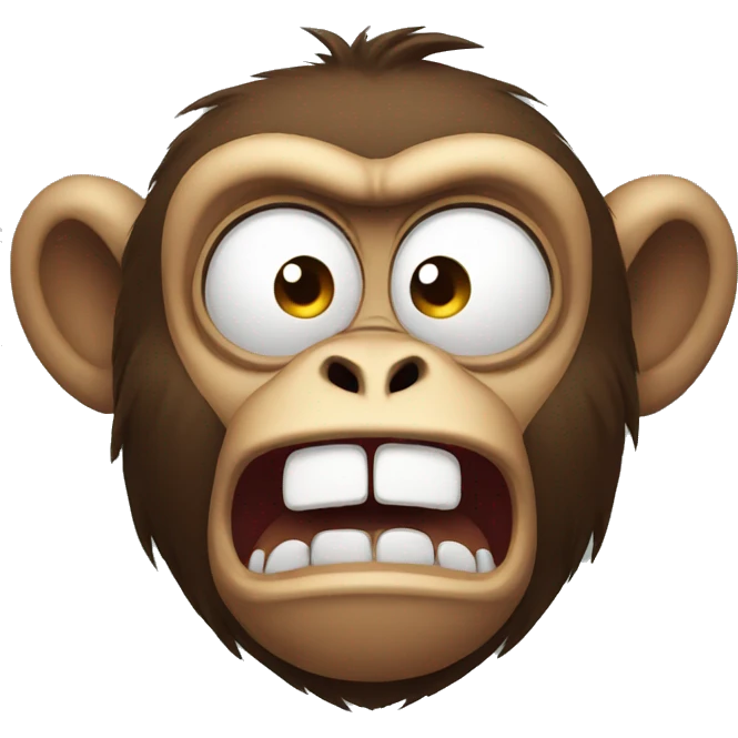 monkey angry emoji