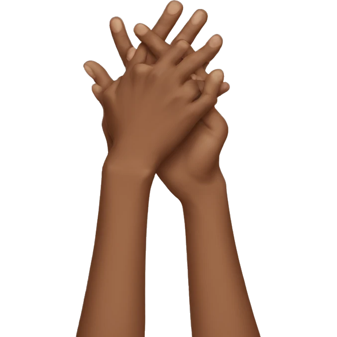 Hands crossed emoji