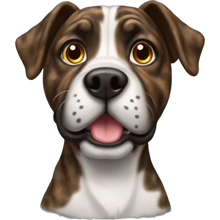 Brindle dog  emoji