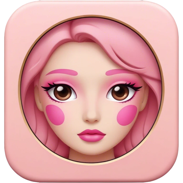 blush makeup emoji