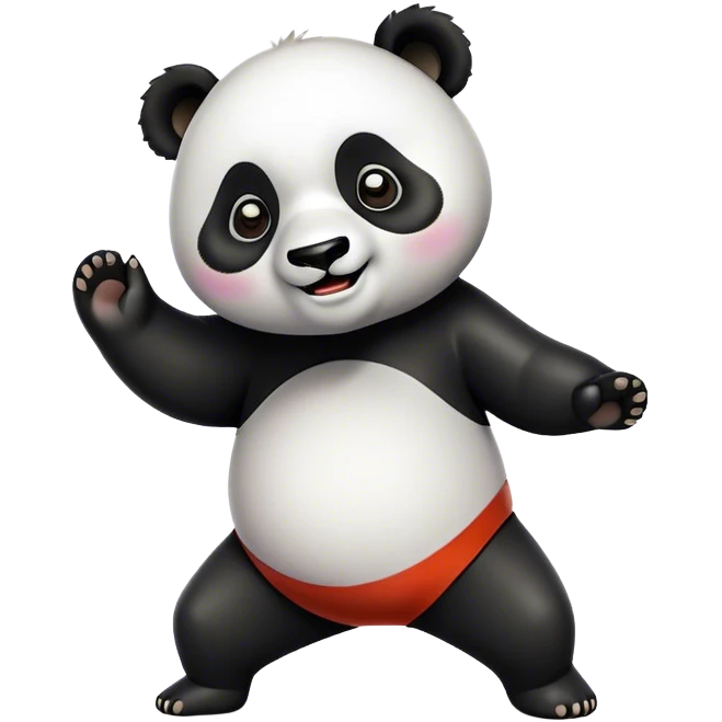panda dancing emoji
