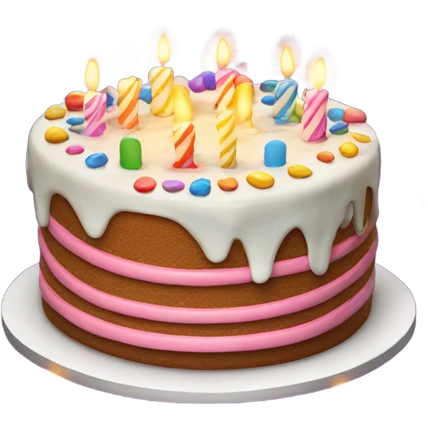 Birthday cake emoji