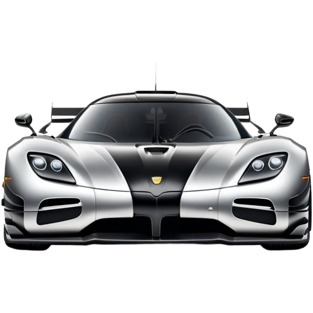 Koenigsegg One:1 hypercar emoji