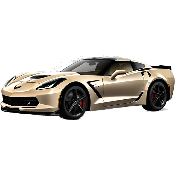 2014 Chevrolet Corvette C7 ZR1 beige color emoji