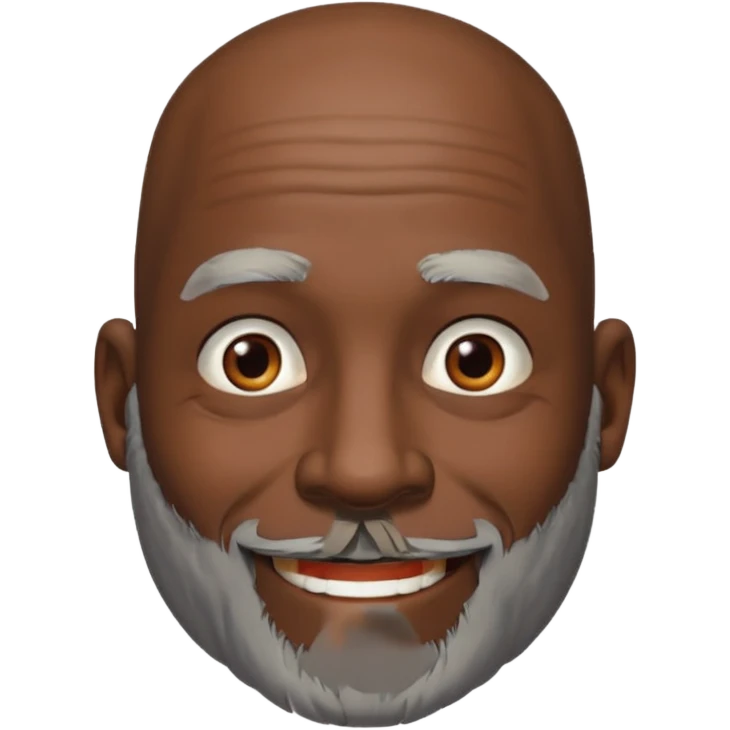 my dad buts he is black and not old with a grey beard and no hair i said gray hair but he is not old emoji