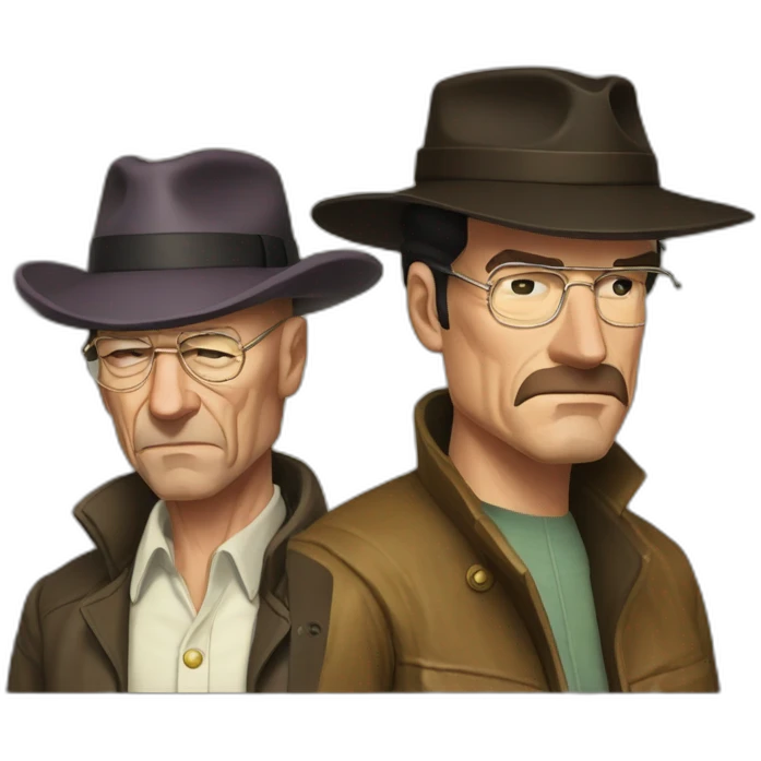 walter white and jotaro emoji