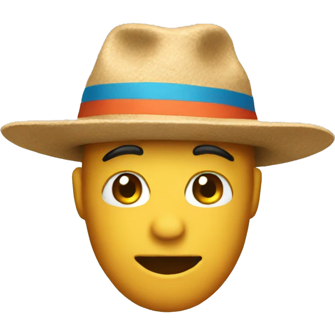 Emoji with a hat  emoji