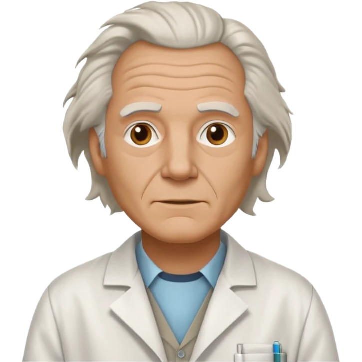 Emet brown из фильма назад в будущееn back to the future emoji
