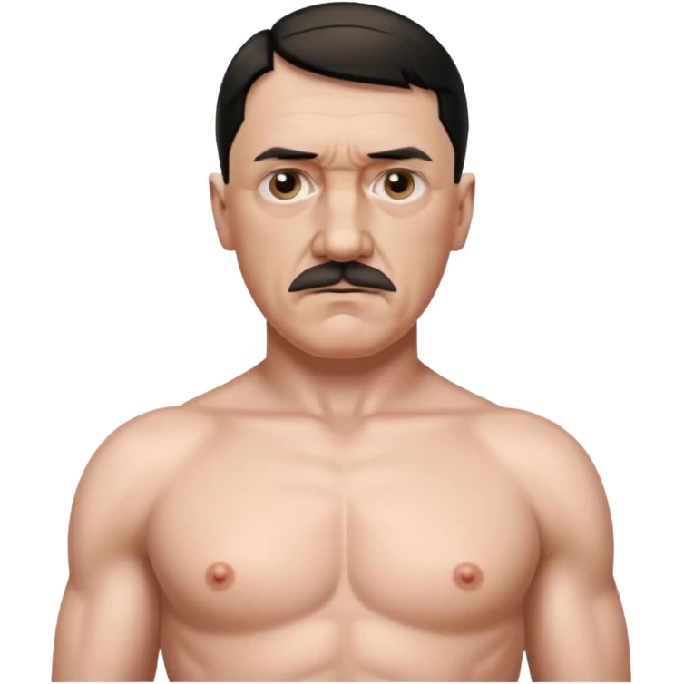 Hitler naked emoji