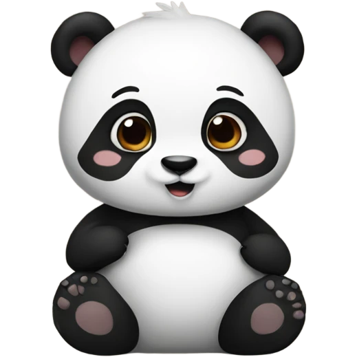 Panda love  emoji