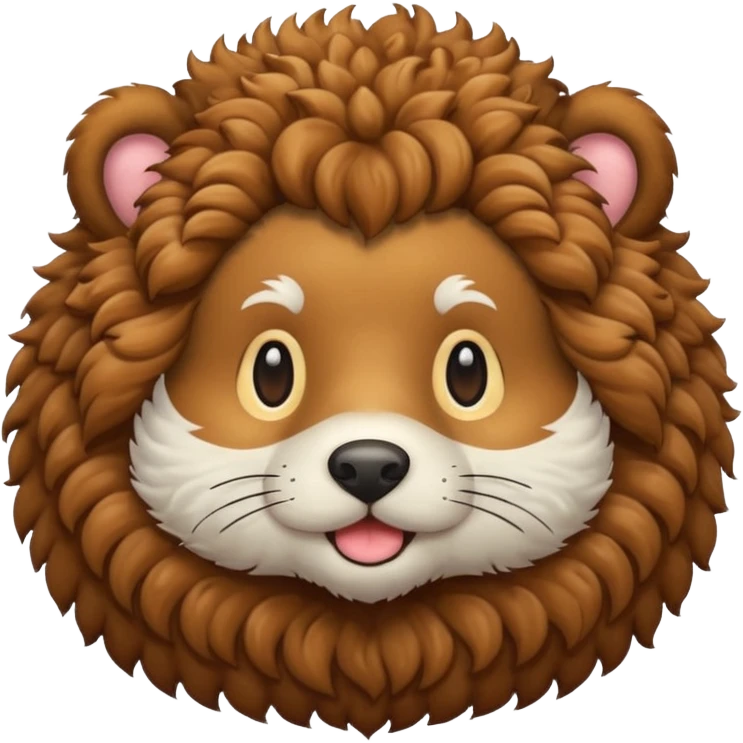 animal curly hair emoji