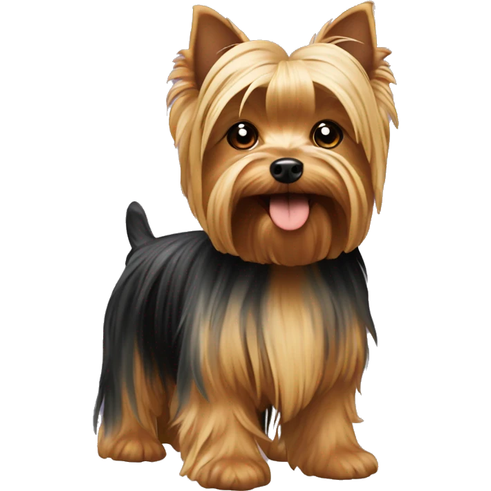 A Yorkshire terrier  emoji
