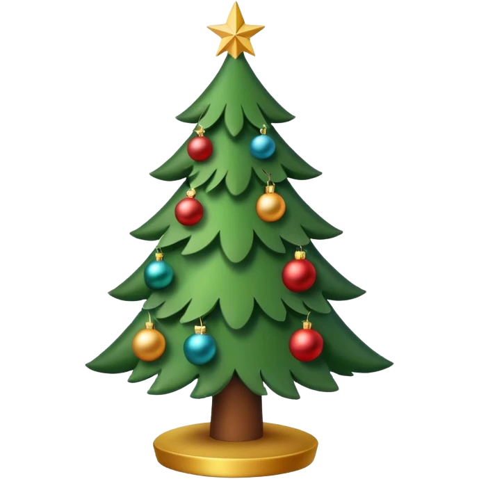 Christmas tree emoji