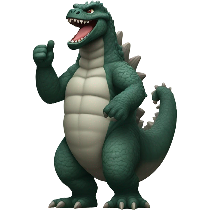 Godzilla thumbs up emoji