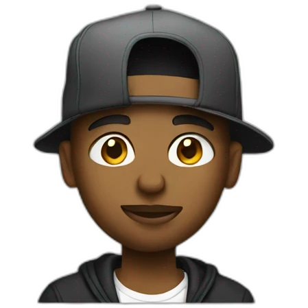 a rapper emoji