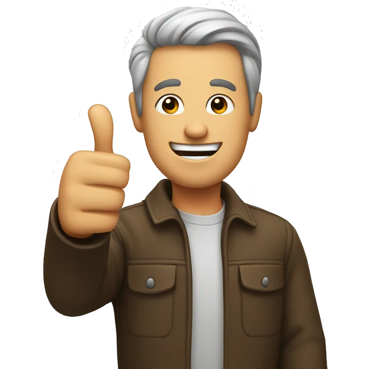 man thumbs up emoji