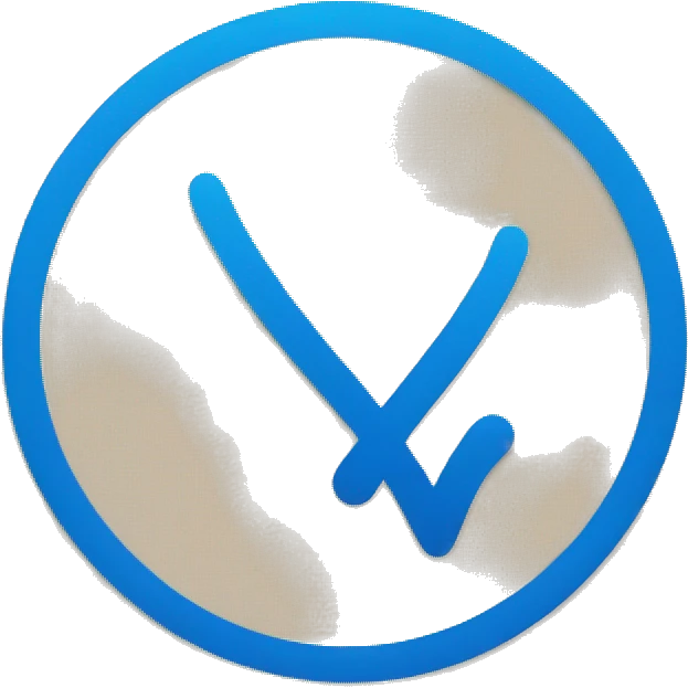 A blue Check mark in a blue circle emoji