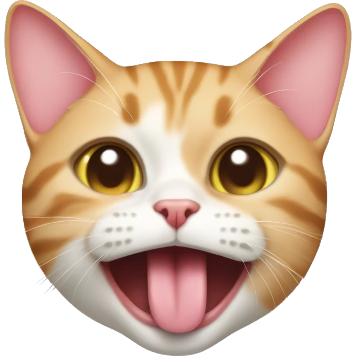Tongue cat  emoji