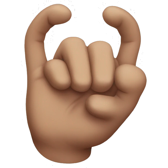 Love sign emoji  emoji