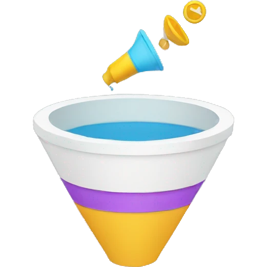 a marketing funnel emoji