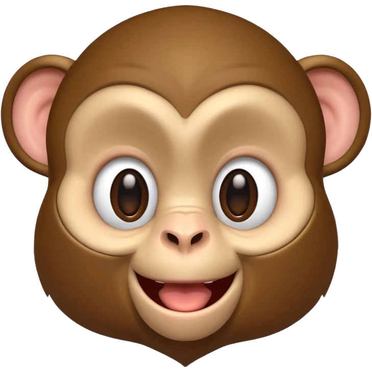 cute happy monkey emoji