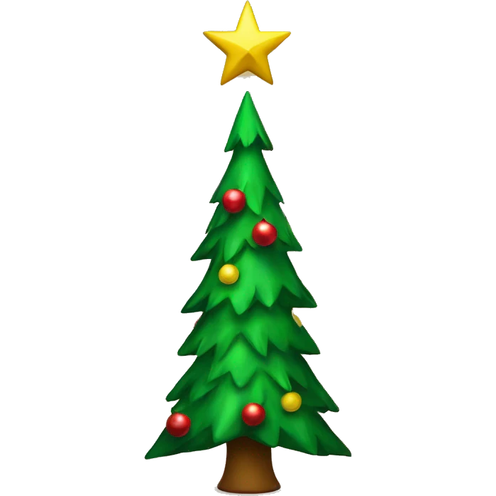 Xmas tree with pikachu  emoji
