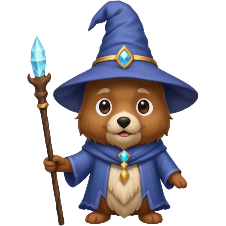 Dog wizard emoji