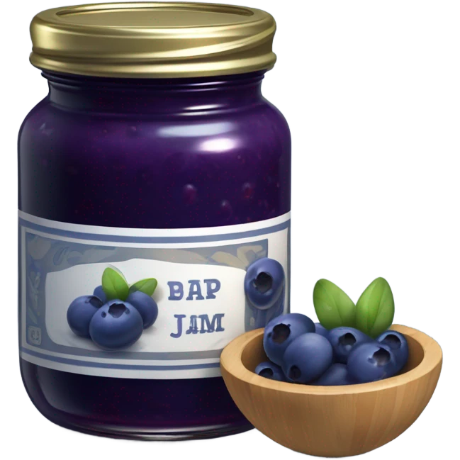 Blueberry jam  emoji