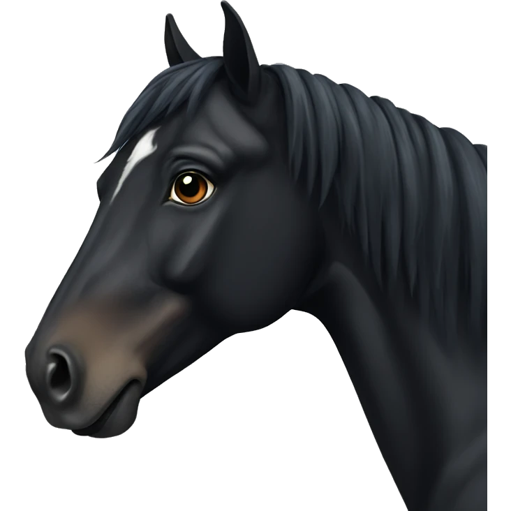 black horse emoji