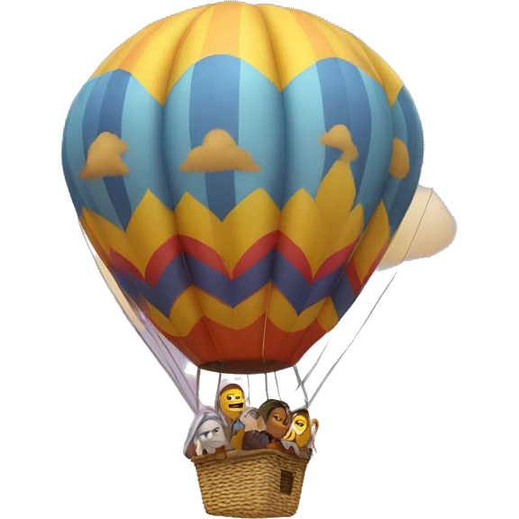 Hot air balloon  emoji