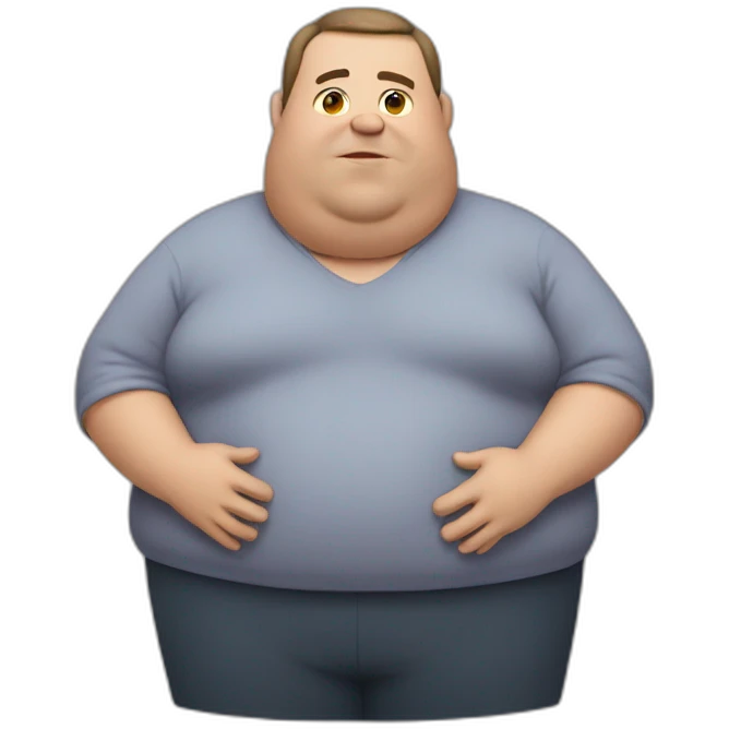 fat man emoji