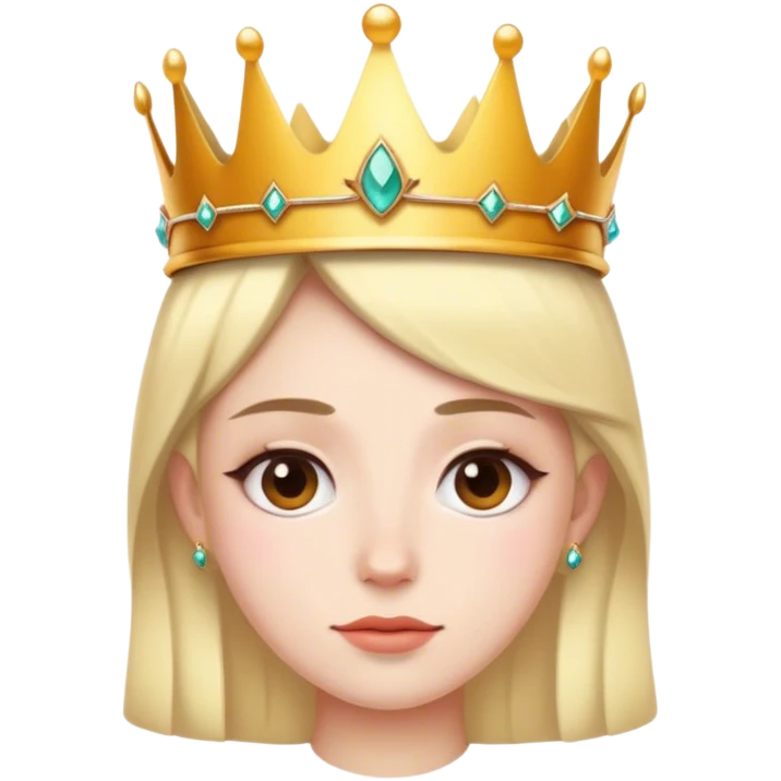 Me wearing a crown emoji