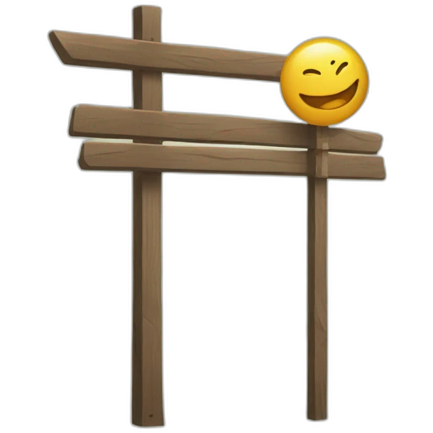 signpost no crossfit burpee emoji
