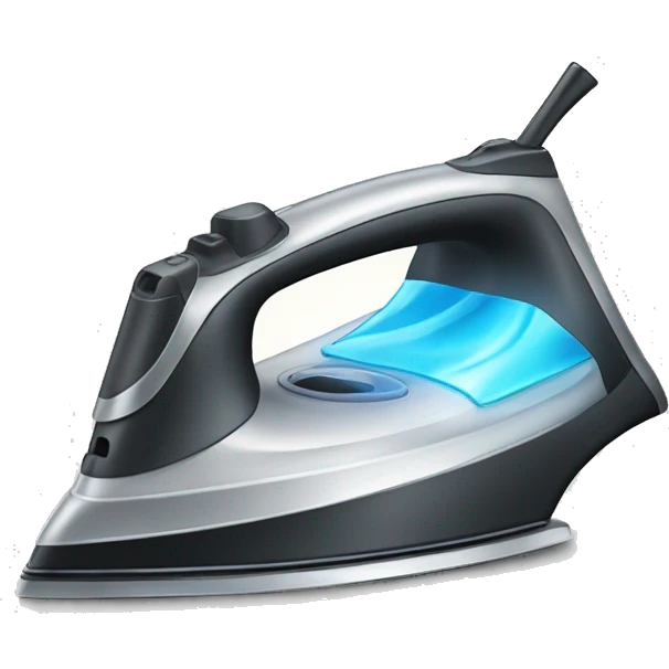 Iron is an electric device for straightening clothes emoji