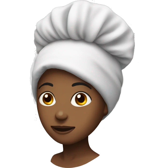 Hair in bonnet emoji