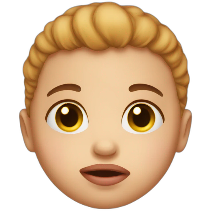baby with the flu face only so it's more visible emoji