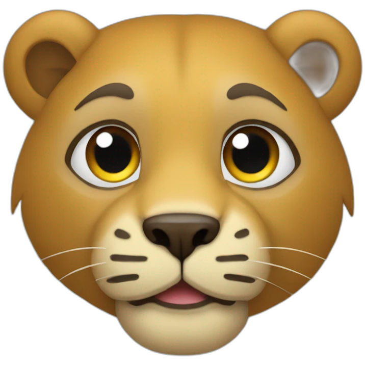 Emojis de león emoji